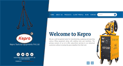 Desktop Screenshot of kepro.in